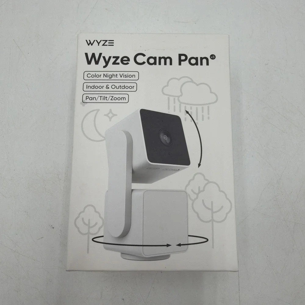 Wyze Cam Pan Indoor Outdoor Camera White WYZECPAN3 Tested